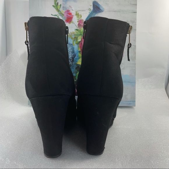 SUNG Alfred Sung Women’s Black Ankle Boots Size US10 - Picture 2 of 8